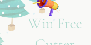 Promotional image that says "WINNER Win Free Gutter Cleaning!" with a festive banner and a megaphone.